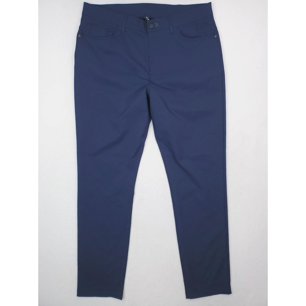 Public Rec Pants Mens 36x34 Blue Slim Tapered Chino Performance Stretch